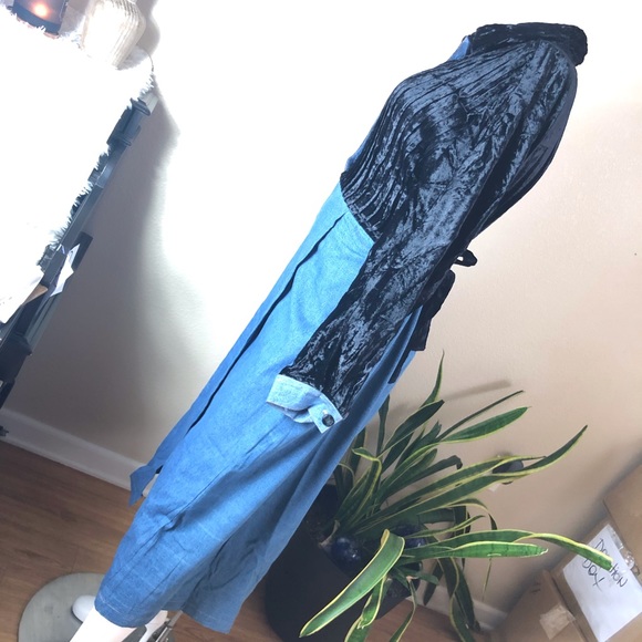 NWT Denim suede Dress Plus Size - Picture 5 of 10